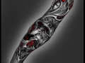 BioDark Concept ''Tattoo Arm Project'' (Digital Artwork by Israel White (@mrwhitetattoos)