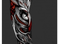 BioDark Concept ''Tattoo Arm Project'' (Digital Artwork by Israel White (@mrwhitetattoos)