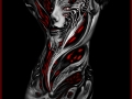 BioDark Concept ''Tattoo Back Project'' (Digital Artwork by Israel White (Mr.White Tattoos)