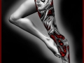 Concept ''Tattoo Leg Project'' (Digital Artwork by Israel White (Mr.White Tattoos)