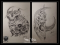 Quick Sketches by Israel White-(pencil)Mr.White Tattoos(dibujos rápidos)lápiz