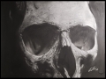 Skull  (White Pastel on Black Paper -150gr-21x29,7cm)