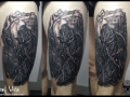 'DrPlague' Custom tattoo - Israel White (Mr.White Tattoos)