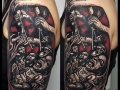 Dark Art Tattoo by Israel White (Mr.White Tattoos)