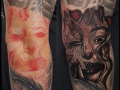 Dark Freehand Tattoo by Israel White (Mr.White Tattoos)