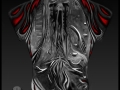 Concept ''Tattoo Back Project'' (Digital Artwork by Israel White (Mr.White Tattoos)
