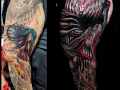 Freehand Extreme Cover up by Israel White  (@mrwhitetattoos)