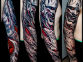 Freehand Sleeve by Israel White  (@mrwhitetattoos)