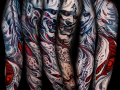 Freehand Sleeve by Israel White  (@mrwhitetattoos)